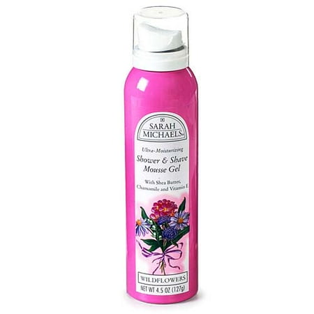 Sarah Michaels Sarah Michaels Ultra-Moisturizing Shower & Shave Mousse Gel, 4.5 oz