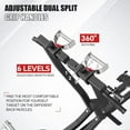 thumbnail image 3 of SPART Seated Row Machine, Plate Loaded Back Machine Gym Equipment with Bicep Curl Attachments, Professional Adjustable LAT Machine with Independent Arms & Rotary Multi Grip Positions, 440LBS Capacity, 3 of 7