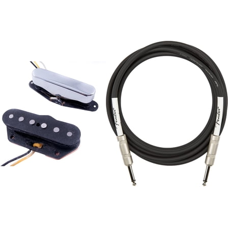 Fender Custom Shop Twisted Telecaster Pickups Bundle with Instrument Cable
