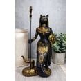 thumbnail image 7 of Ebros 11"H Egyptian Bastet Cat With Snake Holding Spear & Shield Statue 11"H, 7 of 7