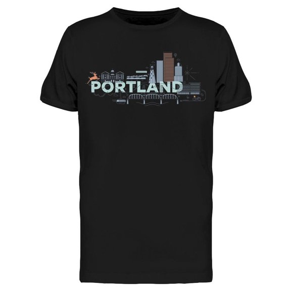 Portland Technology T-Shirt Men -Image by Shutterstock, Male x-Large