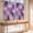 Soft Lavender, Plum, variant on Blue Grey Abstract 2 Panel Kitchen Curtains for Small Windows, Modern Gradient Retro Mottled Oil Painting Bathroom Tier Curtain, Short Window Treatment for Bedroom/Living Room 55"x24"