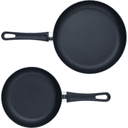 Scanpan, Black Classic 2 Piece Fry Pan Set, 8" and 12.5", Non-Induction