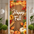 thumbnail image 6 of Decorative Design Fall Banner Seasonal Autumn Thanksgiving Decoration Rustic Harvest Theme for Indoor Decoration Holiday Celebration Party Background, 6 of 9
