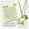 thumbnail image 2 of Boss Lady Necklace Female Adult Gutsy Goodness Bronze Metal Jewelry, 2 of 8
