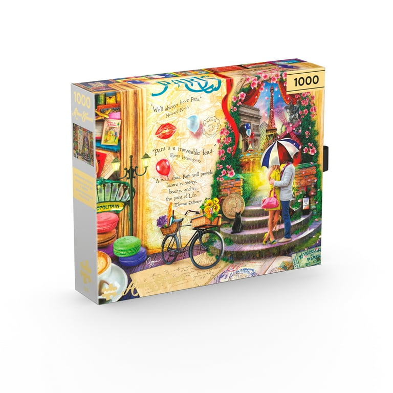 Buffalo Games Life is an Open Book Paris 1000-Piece 26.75 x 19.75