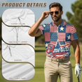 thumbnail image 5 of Aplkyhs Funny Couple Golf Shirts America 1776 Patriotic Couple Golf Matching Outfits Quarter Zip Mens Hawaiian Shirt Suitable for Outdoor Sports Breathable Fabric Quick Dry, 5 of 6