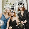 thumbnail image 7 of 42PCS New Year Eve Party Supplies 2026 - Black Silver Firework, Paper Glasses, Headband Cone Hats, Blowouts, Necklace, 2026 New Year Party Decorations Kit, 7 of 7