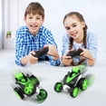 thumbnail image 3 of Coches RC, juguetes para niños de 3 a 10 años, minicoches acrobáticos RC giratorios de 360°, regalos de cumpleaños, amarillos, 3 of 3