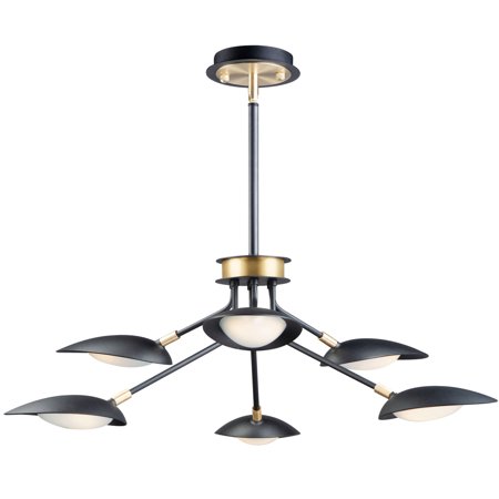 

Maxim 21696 Scan 6 Light 35 Wide Led Chandelier - Black