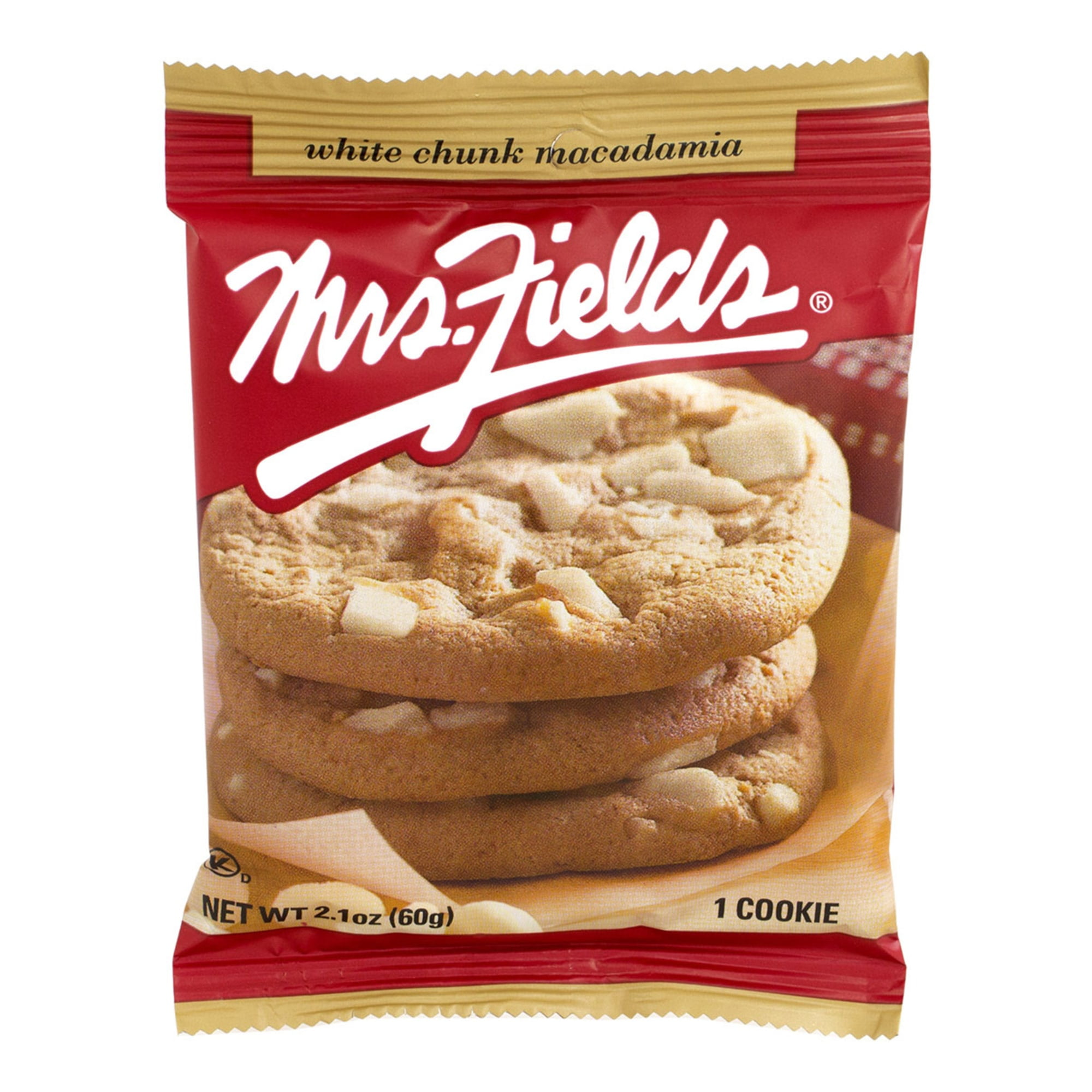 Mrs. Fields White Macadamia Cookies 12 Packs/Box (209-00470)