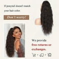 thumbnail image 3 of Long Curly Deep Synthetic Lace Front Wig T Part Glueless Heat Hairstyle For Women Daily Party Use, 3 of 3