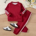 thumbnail image 2 of NIEWTR Toddler Baby Girl Clothes Crewneck Sweatshirt Long Sleeve with Pants Cute Fall Winter Outfits Toddler Girl Outfit For 1t 2t 3t 4t 5t 6t,3-4 Years, 2 of 7