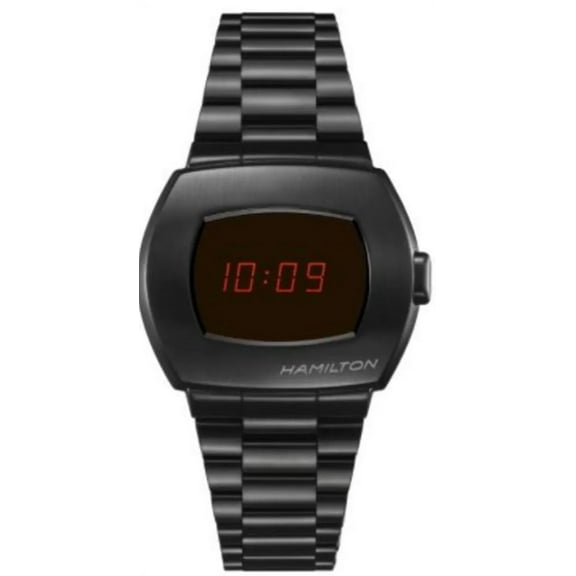 Hamilton PSR Digital Quartz Blacksteel Men's Watch H52404130