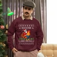 thumbnail image 5 of Christmas Sweatshirt, Funny Ugly Christmas Sweater, Rooster Christmas Sweater, Funny Santa Claus Xmas Sweatshirt, 5 of 5