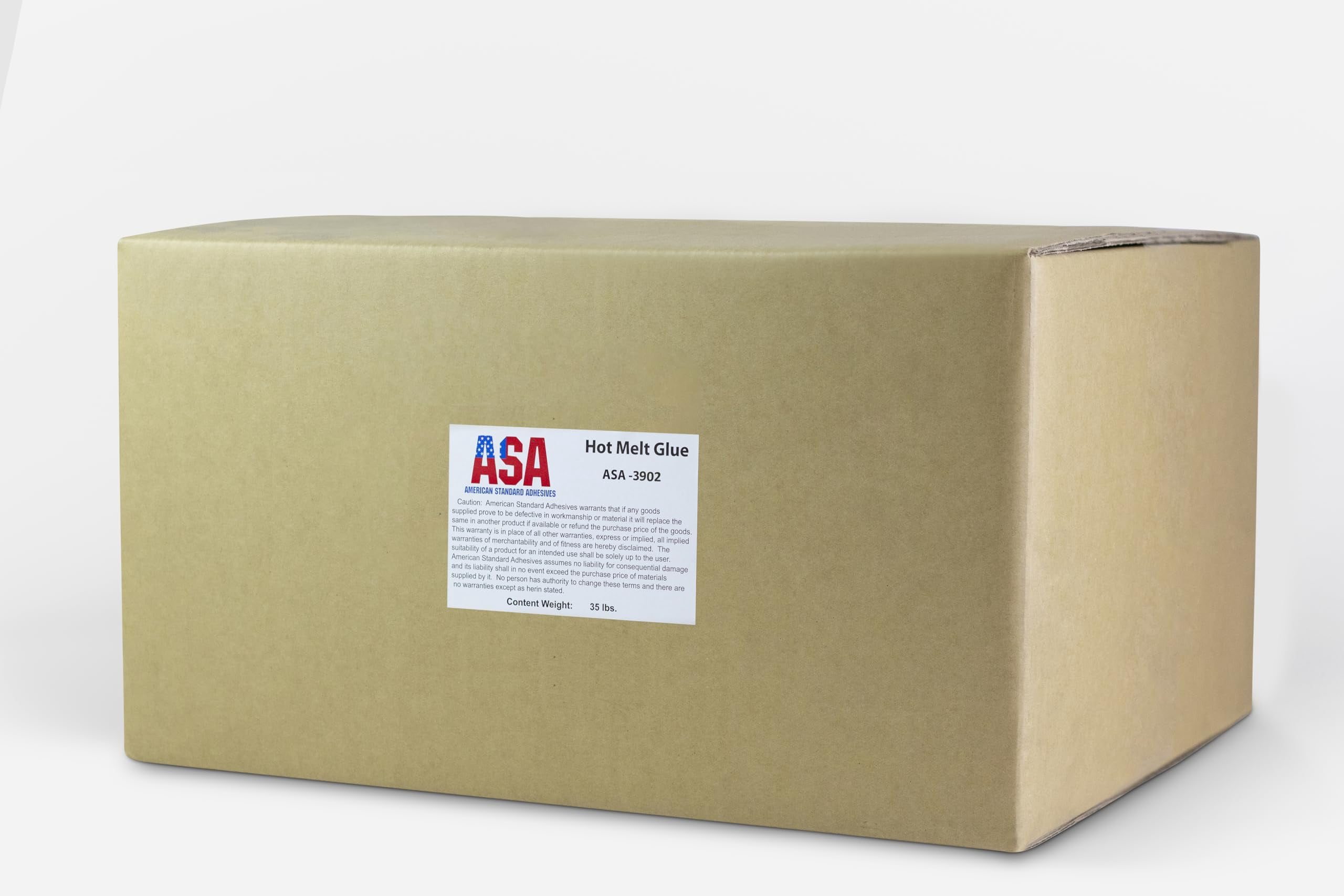 ASA Low Tack Pressure Sensitive Hot Melt Versatile Non-Permanent Bonding Adhesive (Fugitive Glue, E-Z Release, Booger Glue), 35 lbs