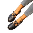 thumbnail image 4 of Willtoo Mary Jane Shoes For Women Platform Non-Slip Classics Round Toe Low Heel Loafers T Strap Comfort Casual Dress Shoes Oxford Dress Work Flat Shoes, 4 of 5