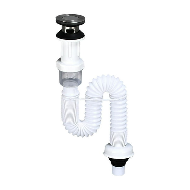 Manguera de drenaje para fregadero de cocina, tubo de drenaje para lavabo, manguera de extensión extensible flexible universal para hotel, hogar,