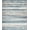 Blue Grey Cream, Pattern 4, variant on ODIKA Boho Striped Farmhouse Distressed Southwestern Geometric Bands for Dorm Room, Small Living Apartment, Stain Resistant Low Profile