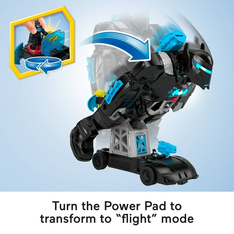 Imaginext Batman Superhero Toy, Bat-Tech Batbot, 11 Pieces with