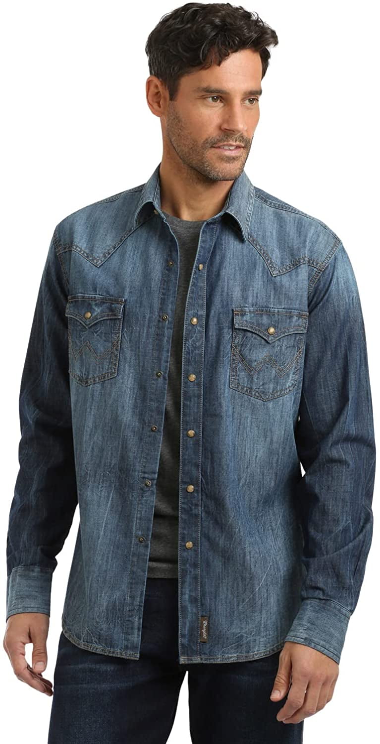 Wrangler Mens Retro Two Pocket Long 