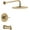 Champagne Bronze, variant on Delta T14469-Pp Modern Monitor 14 Series Tub And Shower Trim Package - Chrome