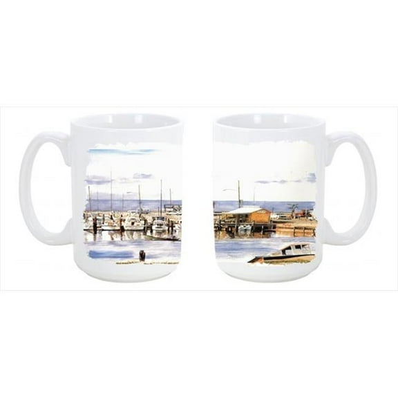 Pass Bait Shop Dishwasher Safe Microwavable Ceramic Coffee Mug 15 oz.