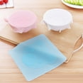 thumbnail image 4 of ENJOYW Couvercle Alimentaire en Silicone Réutilisable Multifonctionnel Outil de Conservation des Aliments Couvercle Alimentaire en Silicone, 4 of 7