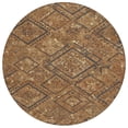 thumbnail image 2 of Addison Rugs Chantille Indoor/Outdoor Transitional Global Paprika Machine Washable Round Rug, 8' x 8', 2 of 8