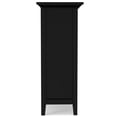 thumbnail image 6 of Simpli Home Redmond 39 inch Wide Solid Wood Transitional Medium Storage Cabinet in Black, 6 of 13