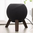 thumbnail image 2 of 2X Soporte de Madera Auténtica para Mini, Soporte de Madera, Trípode con de Metal, Soporte para Minialtavoz Home Pod, 2 of 5