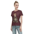 thumbnail image 3 of T-Shirt Basique à Manches Courtes pour Femmes Demon Slayer Blade Tanjiro, 3 of 5