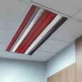 thumbnail image 2 of 1 Pack Red And Black Strip Fluorescent Light Covers for Ceiling Lights Classic Modern Art Abstract Magnetic Ceiling Light Covers Overhead Light Filters for Office Classroom Home, 2 of 9
