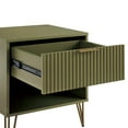thumbnail image 5 of Manhattan Comfort DUMBO 1.0 Nightstand made from Engineered Wood - Olive Green, 5 of 11