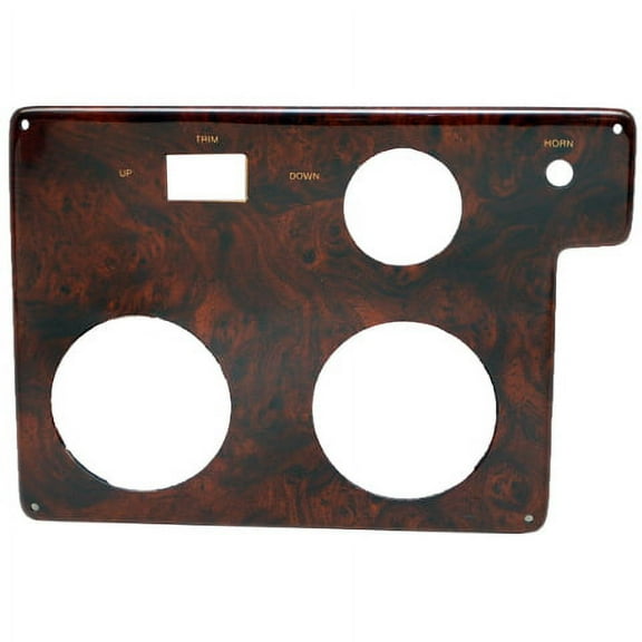 Lund Boat Blank Gauge Panel 2016839 | Walleye 11 1/4 Inch Woodgrain