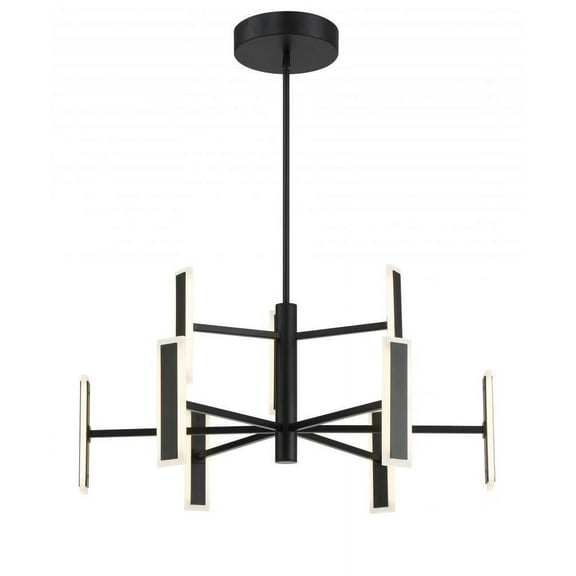 George Kovacs Lighting - Edge - 486W 9 LED Chandelier-8.25 Inches Tall and 54