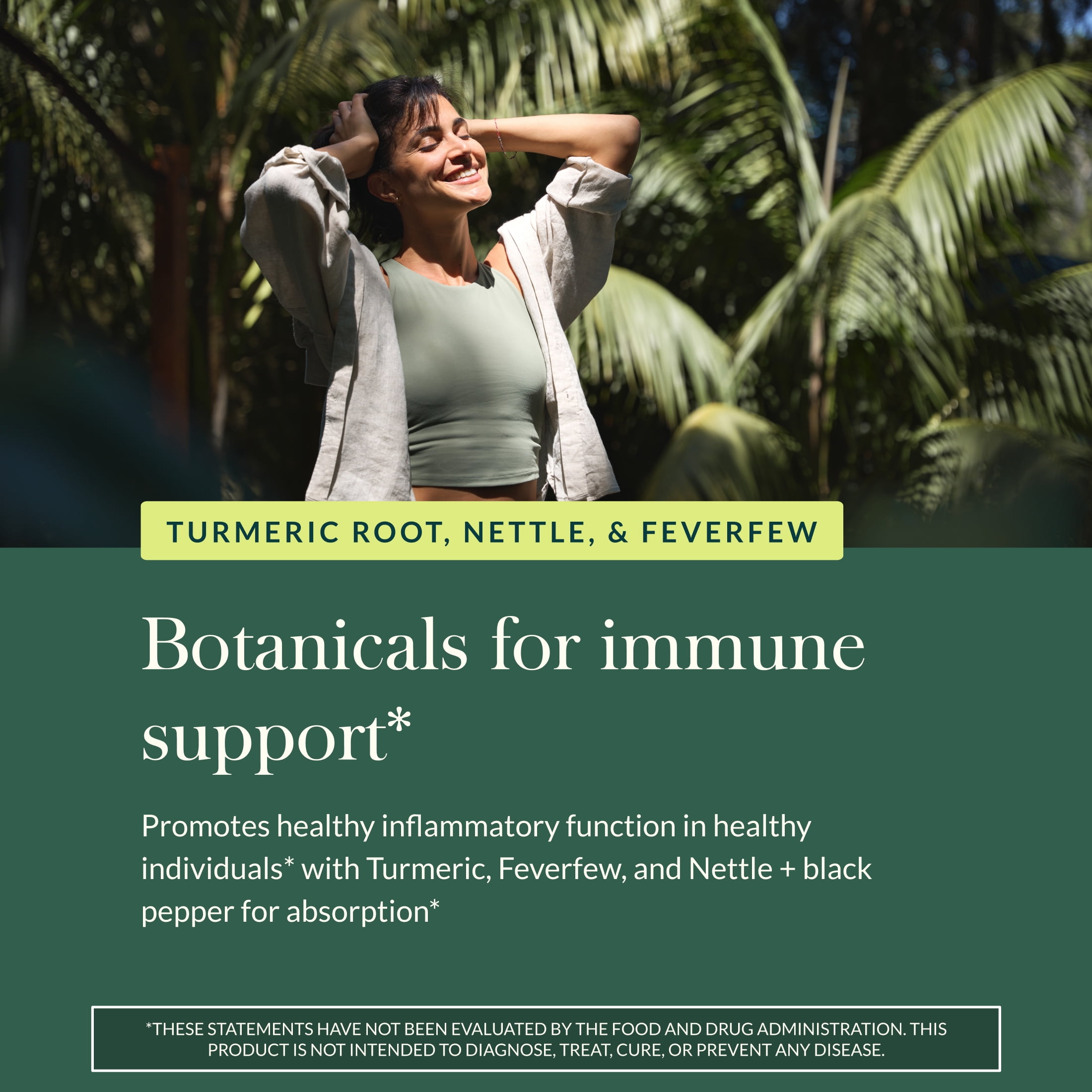 Gaia Herbs Turmeric Supreme Sinus Support - Helps Provide Sinus Relief & Healthy Response* - With Quercetin, Curcuminoids from Turmeric, Black Pepper & More - 60 Vegan Liquid Phyto-Caps (20 Servings)
