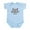 Sky Blue, variant on CafePress - Lil Grey Cat Infant Bodysuit - Baby Light Bodysuit, Size Newborn - 24 Months