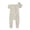 Beige, variant on Qudderr 0-24M Boys Girls Zipper Rompers Pajamas for Baby Infants Snug Fit Jumpsuit Zipper Long Sleeve Unisex Onesies Newborn Spring Fall Winter Solid Color Bodysuit Sleepers