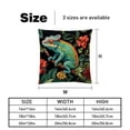 thumbnail image 5 of Chameleon Luxurious Velvet Pillows Covers Set of 2 for Throw Pillow or Bed Pillow, Unique Patterns, 16x16 18x18 20x20 Inches,for Various Occasions, 5 of 6