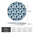 thumbnail image 2 of Bingfone Daisies Flowers Print Bone China Dinner Decorative Plates,Handmade Ceramic Dinner Plate with Stand for Home Club-8in, 2 of 6