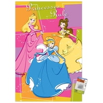 Disney Princess - Princess Rule Wall Poster with Push Pins, 22.375" x 34"