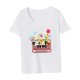 thumbnail image 4 of Camiseta de mujer con cuello redondo, camisetas suaves de verano para uso diario, compras y caminatas M, 4 of 7