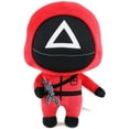 thumbnail image 3 of Squid Game Doll Korean TV Squid Game Character Plush Doll(Red, Round，16cm), 3 of 5