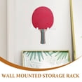 thumbnail image 6 of AURARMLET Wall-Mounted Table Tennis Holder Plastic Stand for Storage and Display Rack, 6 of 8