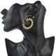thumbnail image 3 of Pendientes de hilo espiral redondo Yuyangstore Pendientes de aro espiral, 3 of 3