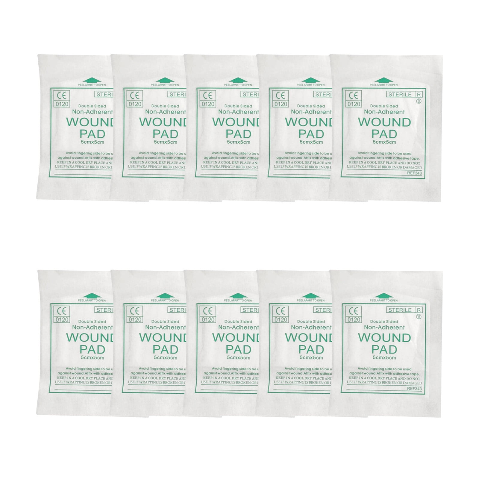 40pcs Sterile Gauze Pads - Highly Absorbent Wound Dressing for First Aid, Cuts, Burns & Post-Surgical Care - Soft Non-Stick Medical Bandage