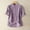 Z#01-Purple, variant on RYDCOT Womens Summer Gauze Tops and Blouses 3/4 Length Sleeve Cotton Linen Shirts Embroidery Button Down Blouse Tunic Elbow Sleeve Shirts Sale Pink