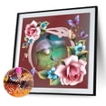 thumbnail image 2 of Cuadros Decorativos 5D DIY Diamond Painting Kits Dolphin Full Square Drill Wall Craft (20x30cm) Likrtyny embutido en tela, 2 of 9