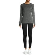 ClimateRight by Cuddl Duds Women's Plush Warmth Base Layer Leggings, Sizes XS to 4X